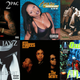 Classic 1996 hip-hop albums. Top row: 2Pac’s All Eyez on Me; Foxy Brown’s Ill Na Na; the Roots’ Illadelph Halflife.
Bottom row: Jay Z’s Reasonable Doubt; the Fugee’s The Score; OutKast’s ATLiens.